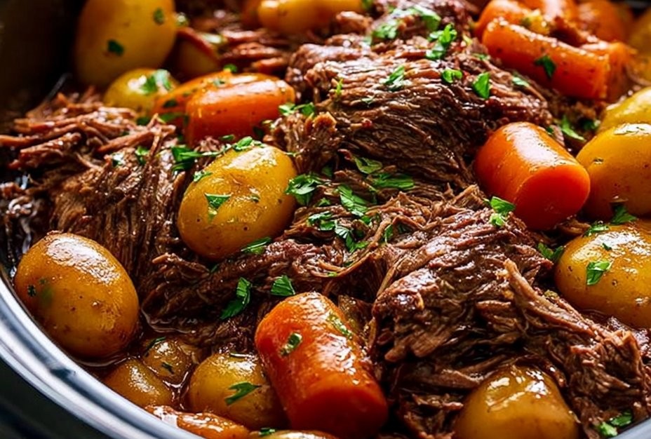 Asado en olla de cocción lenta