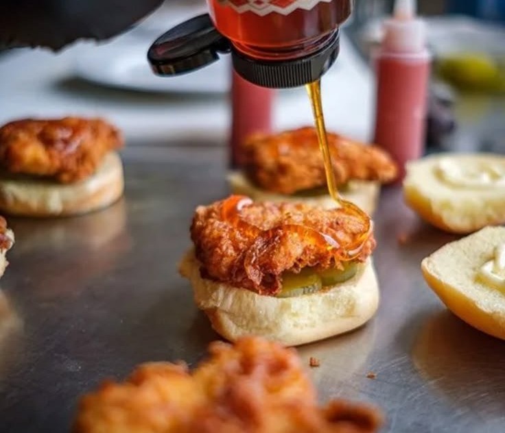 Hot Honey Chicken Slider Sandwich Recipe