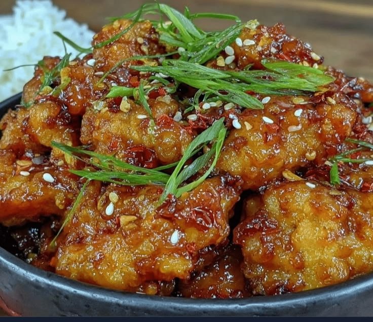 Sweet and Savory Orange Ground Chicken Dinner