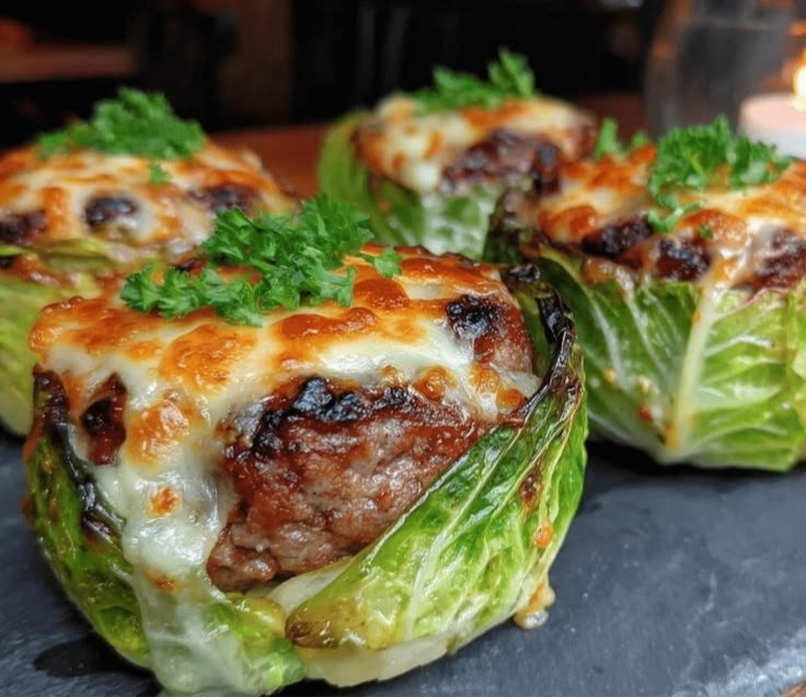 Crispy Oven-Baked Cabbage Burgers