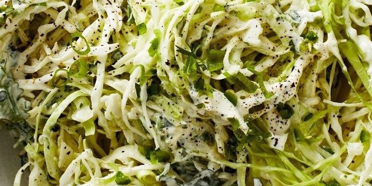 Creamy Cilantro Lime Coleslaw