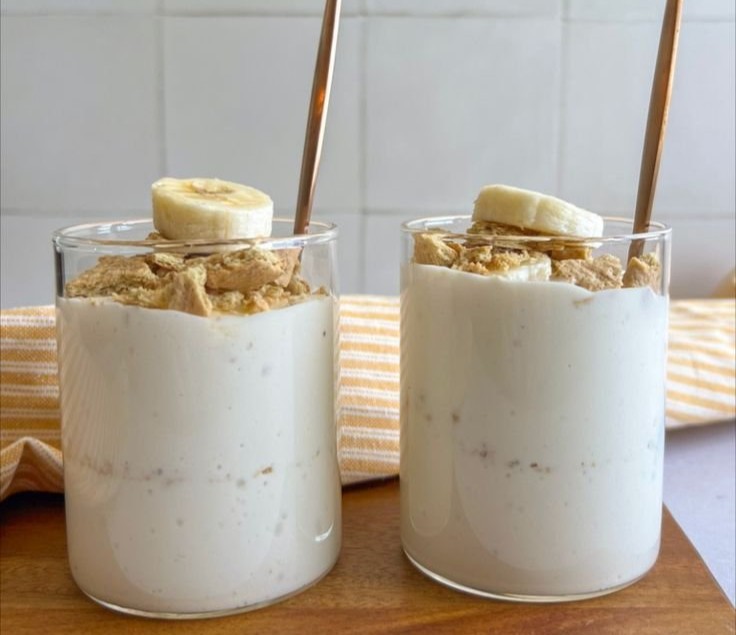 High Protein Banana Cream Pudding