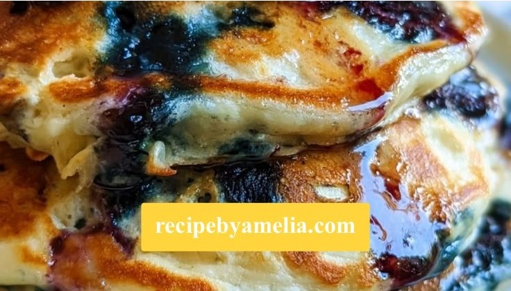 Fluffy Blueberry Pancakes