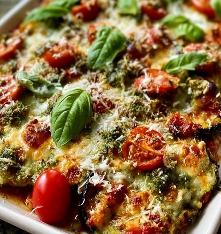 Eggplant Zucchini Lasagna