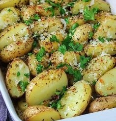 Greek Style Roasted Lemon Butter Potatoes