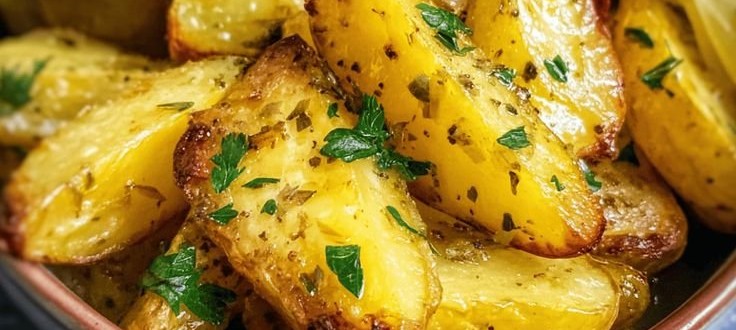 Easy Greek Lemon Potatoes