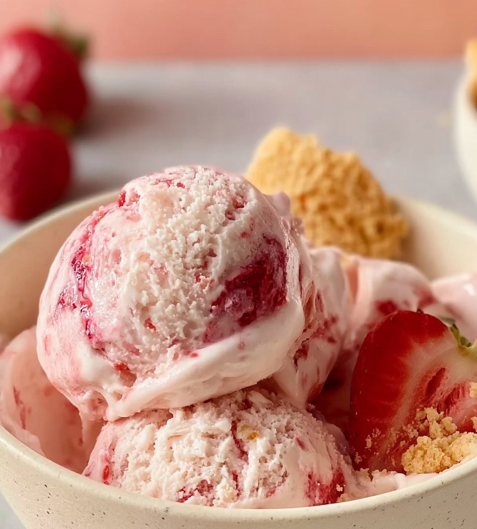 Strawberry Cheesecake Gelato