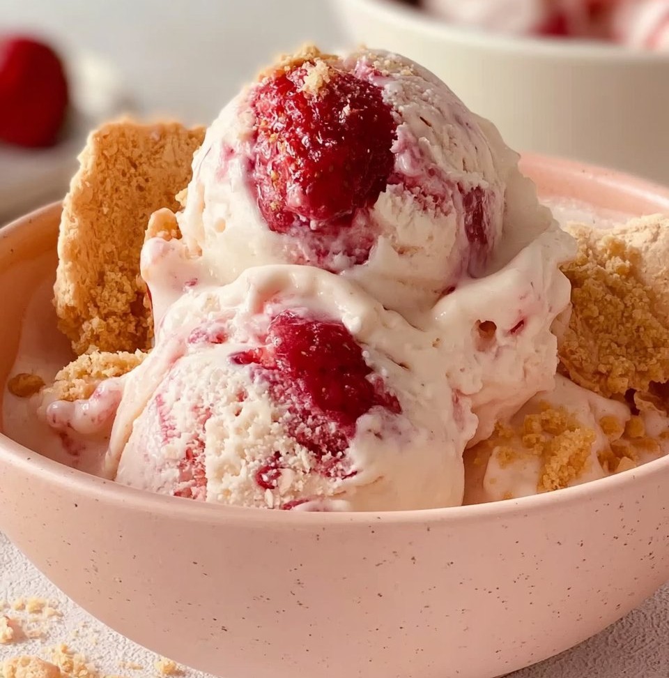 Strawberry Cheesecake Gelato