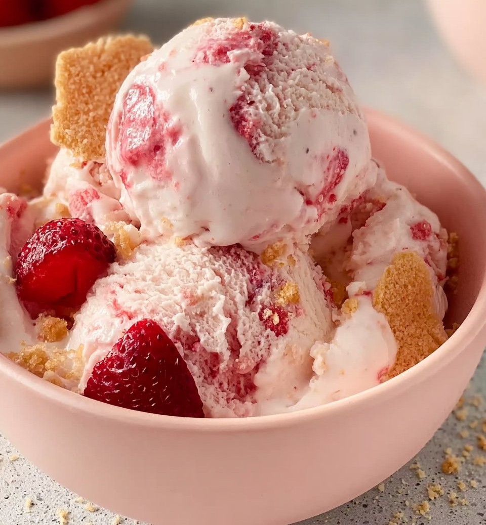Strawberry Cheesecake Gelato