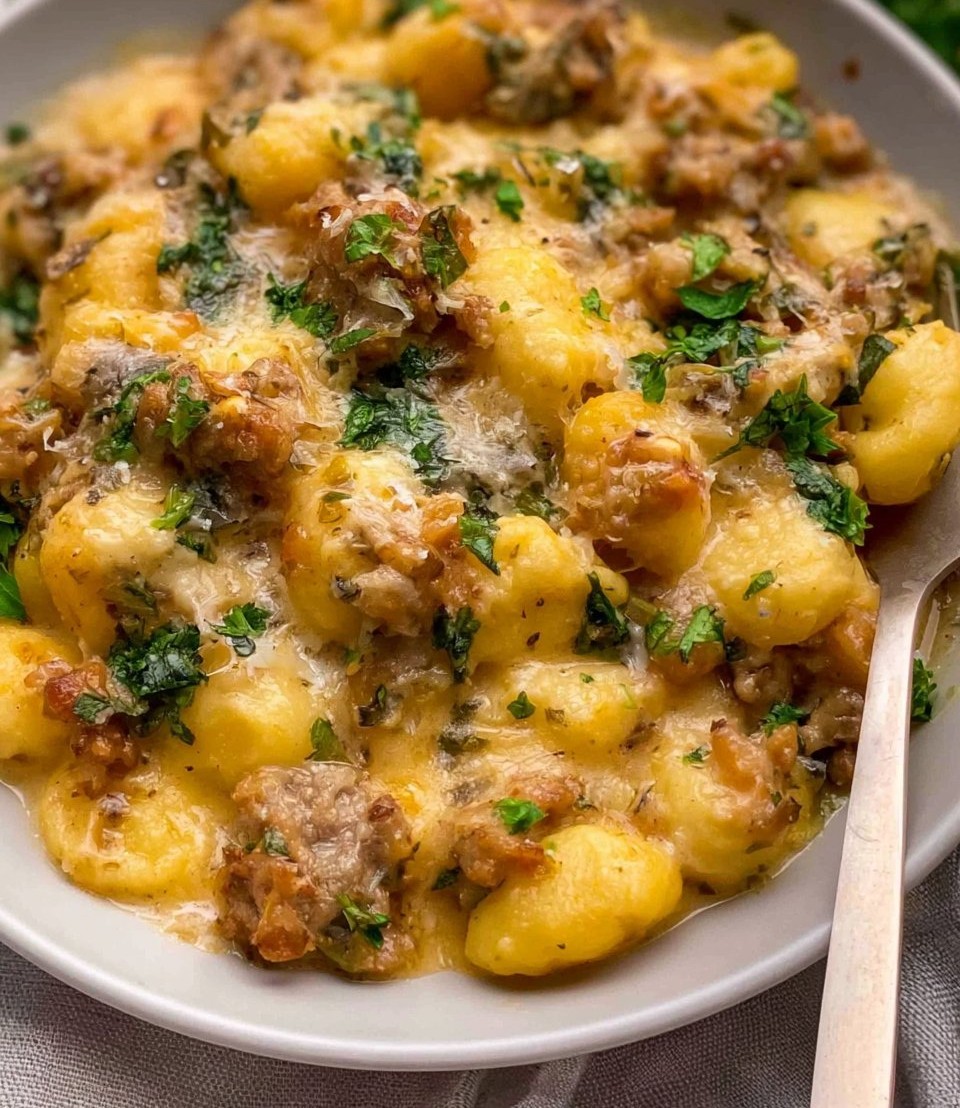 Gnocchi with Sausage