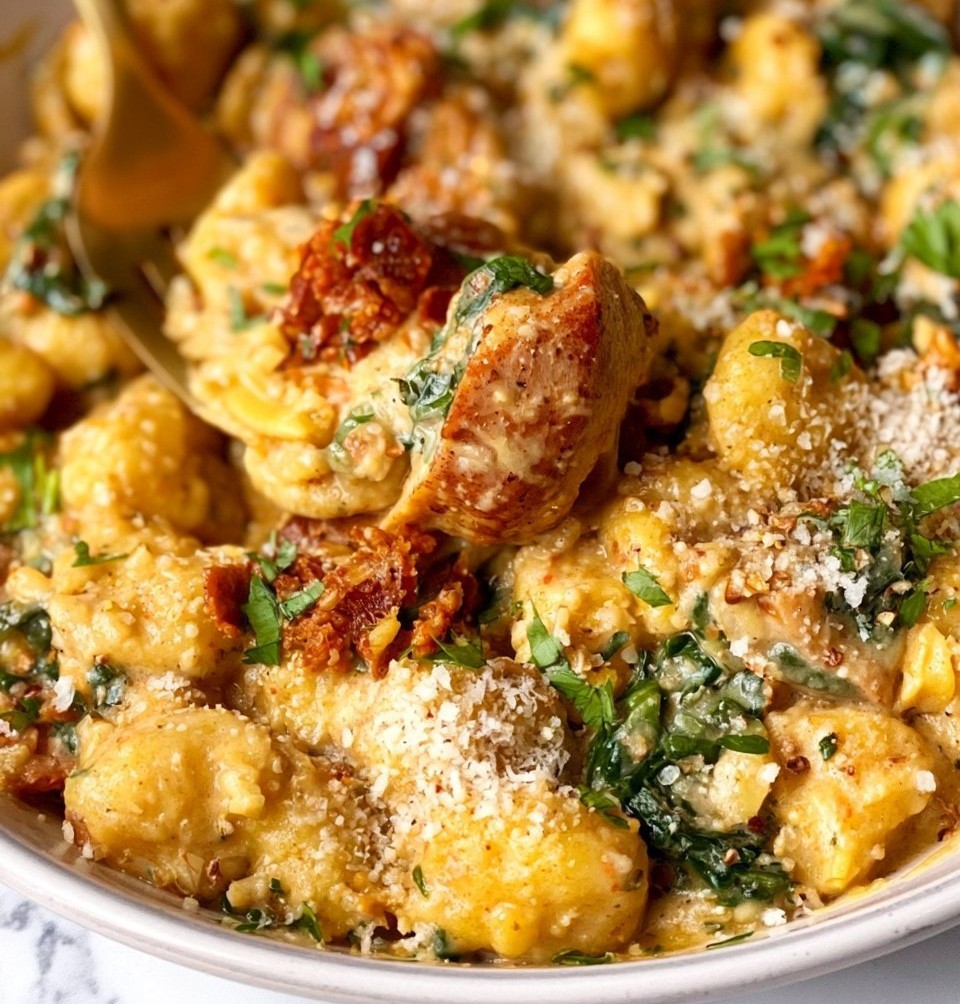 Garlic Chicken Gnocchi