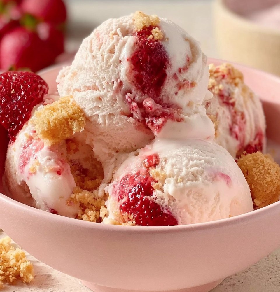 Strawberry Cheesecake Gelato