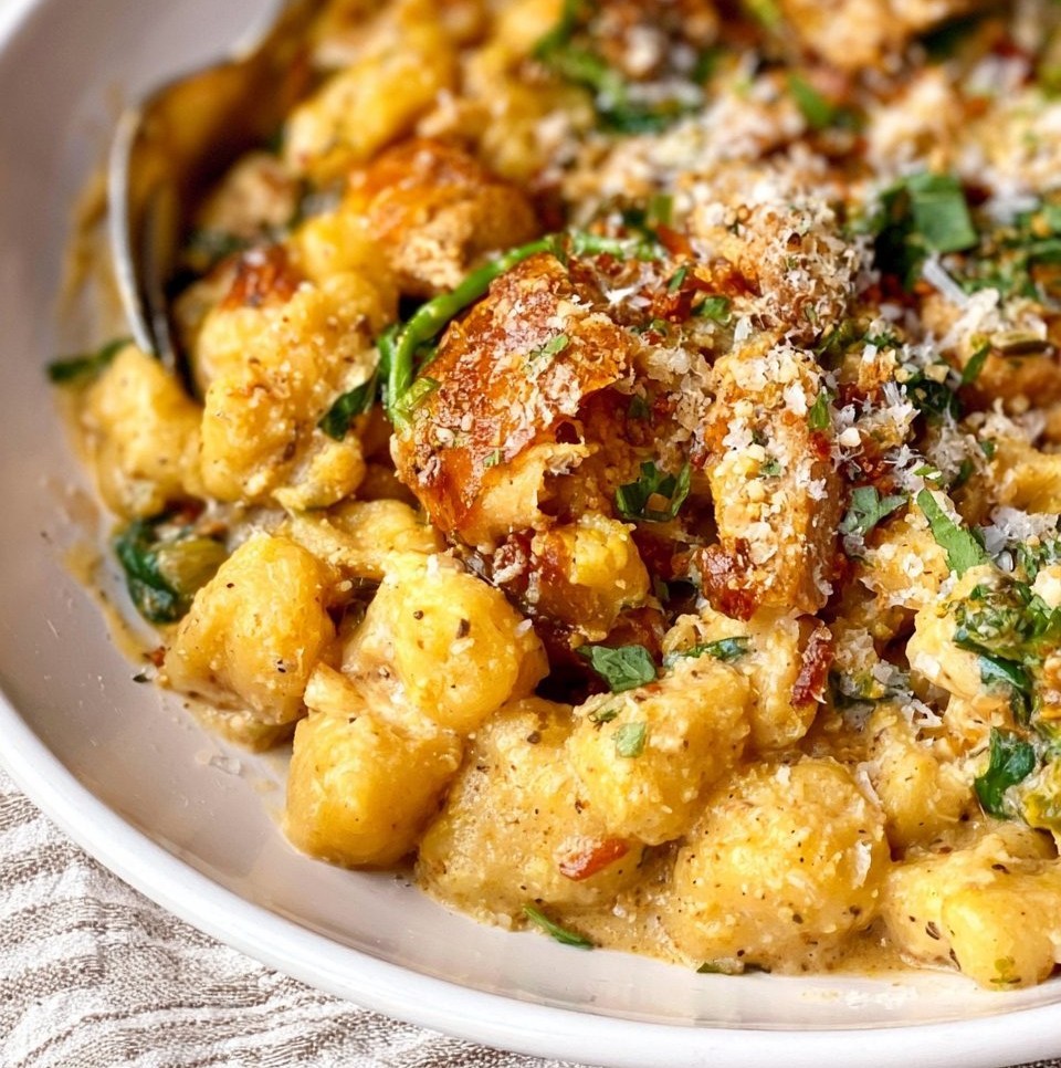 Garlic Chicken Gnocchi