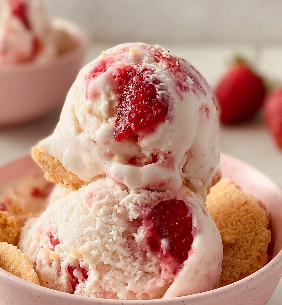 Strawberry Cheesecake Gelato