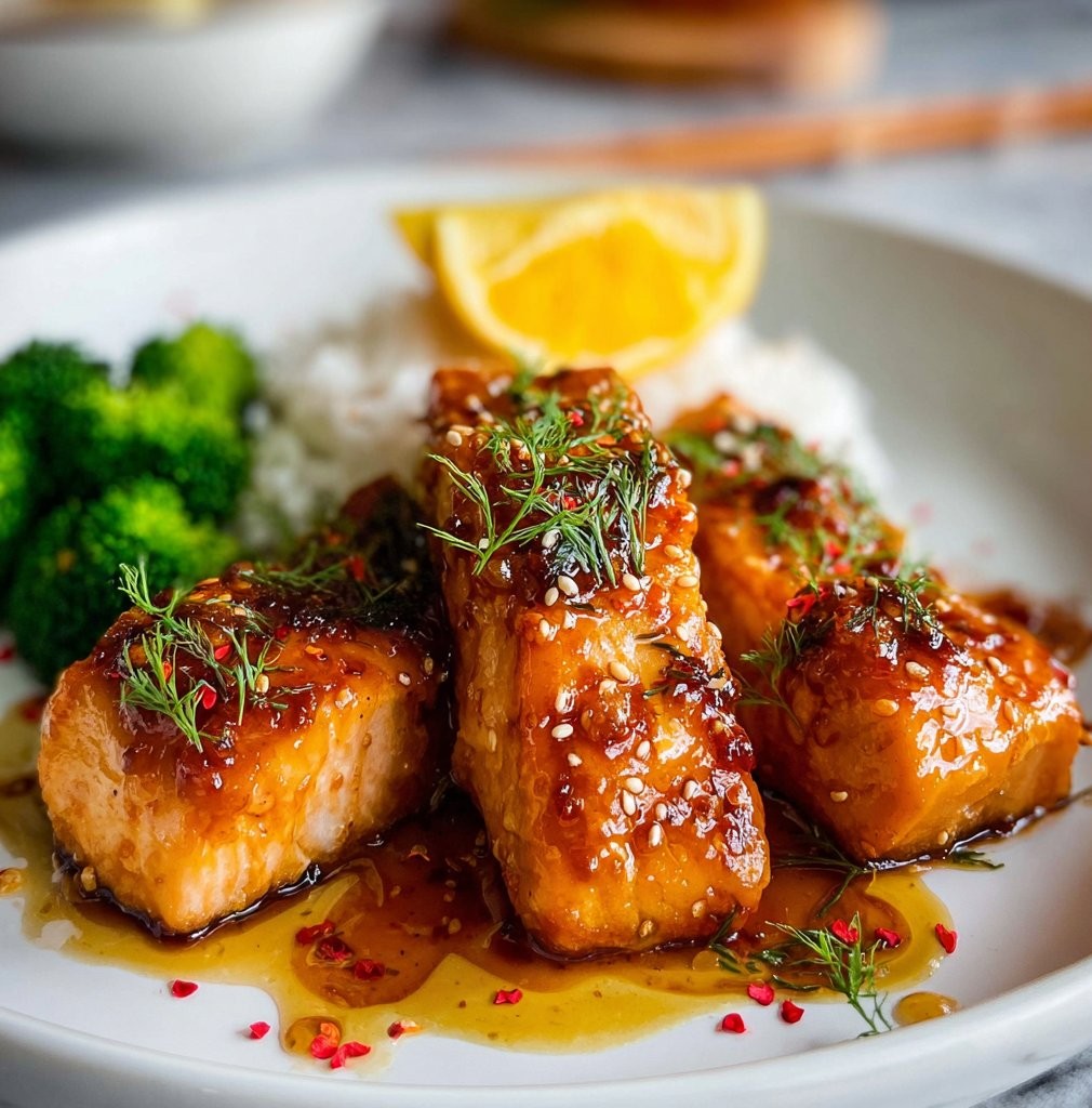 Pan Fried Orange Salmon