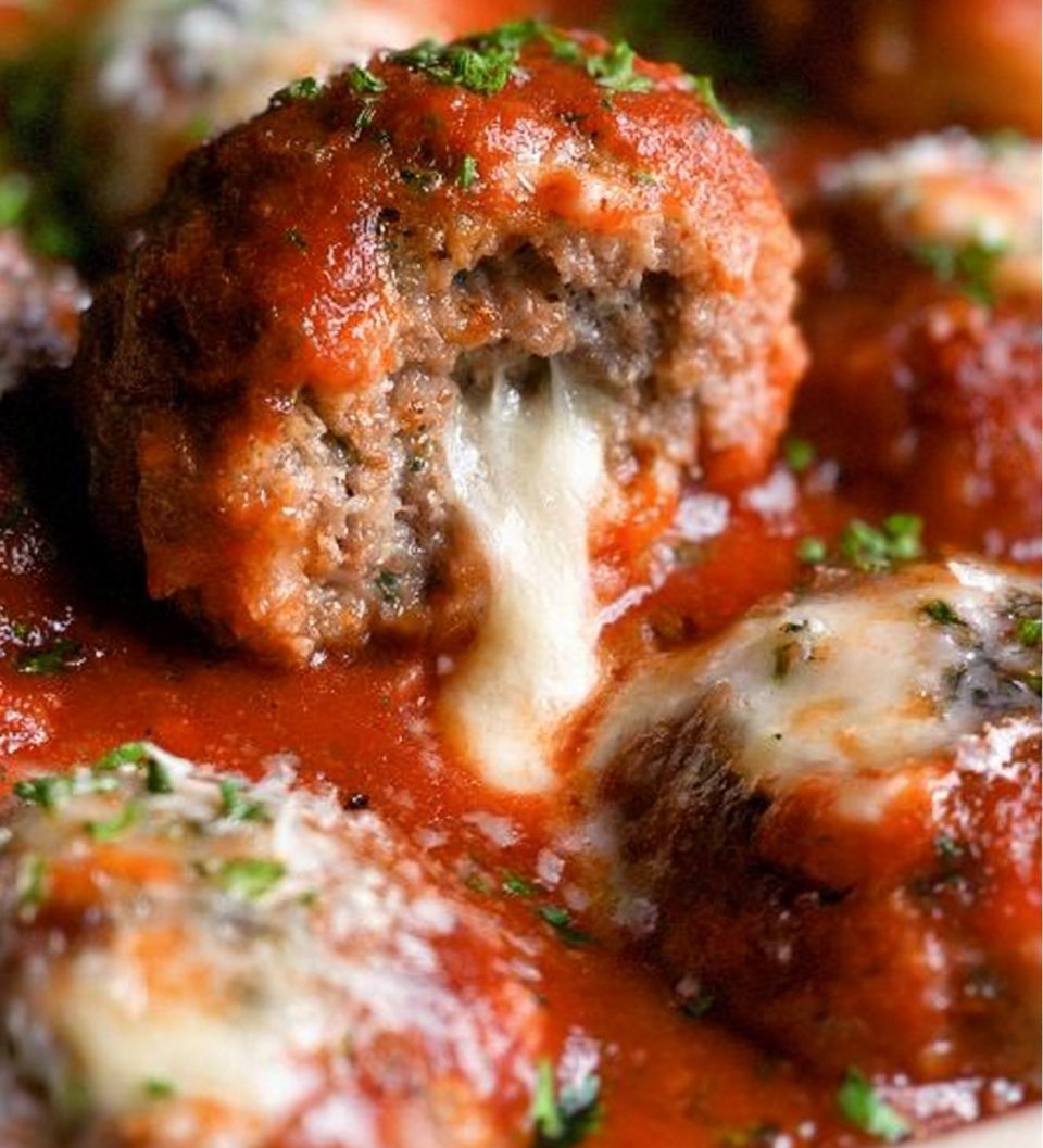 Mozzarella Meatballs