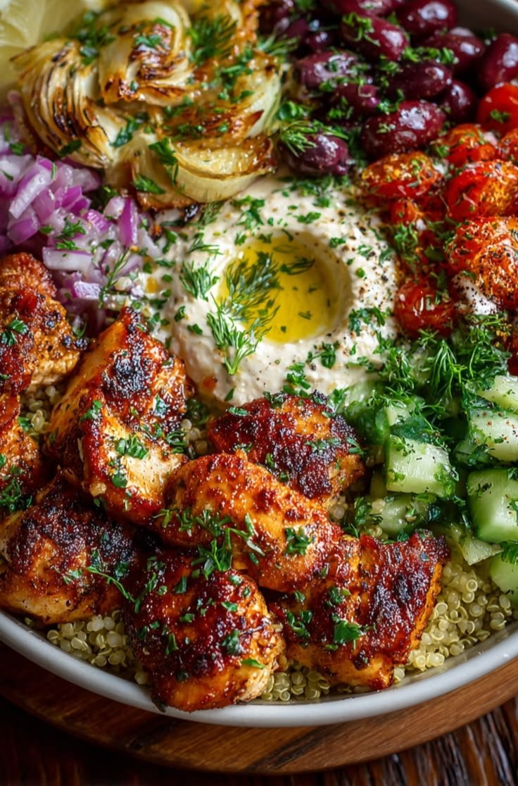 Mediterranean Mezze Bowl