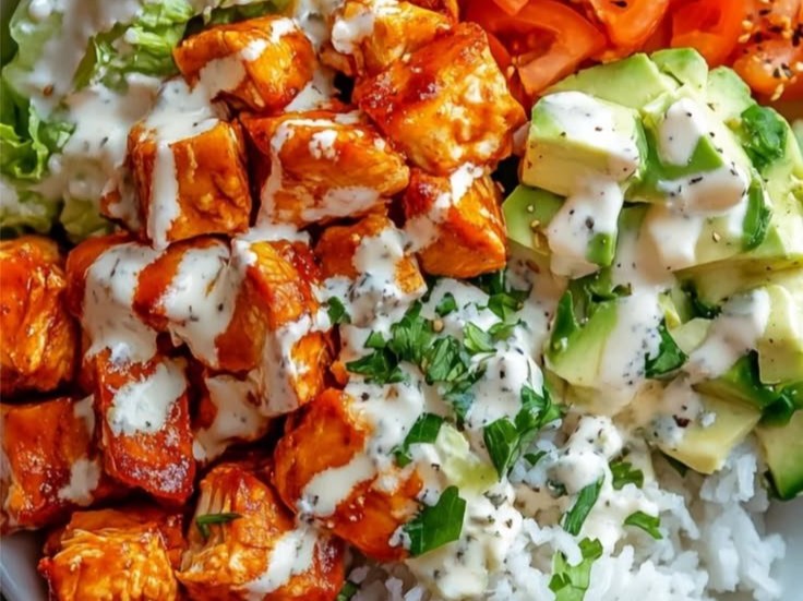 Buffalo Chicken Protein Bowl