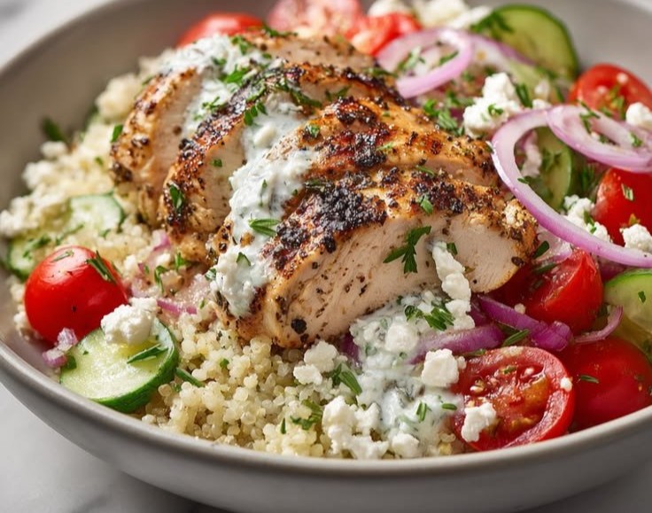 Greek Chicken Bowls