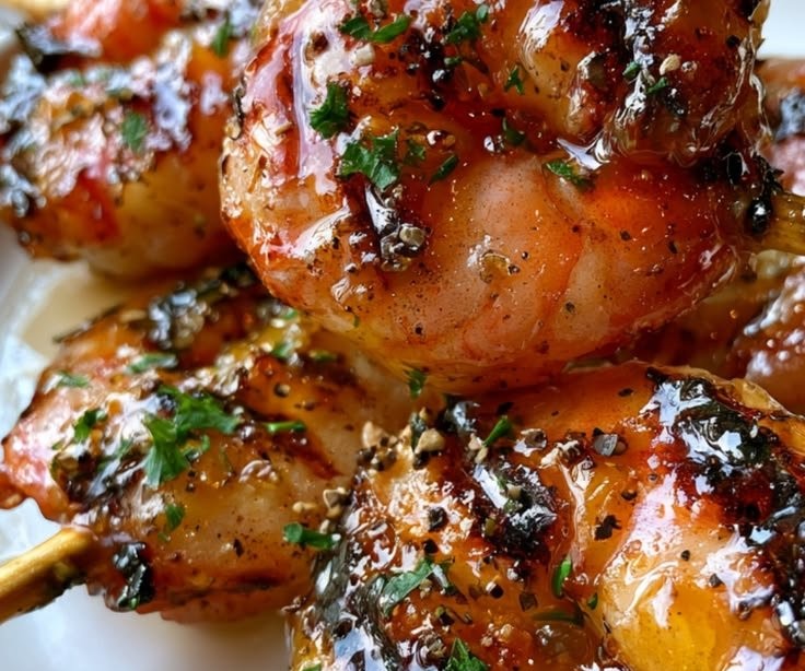 Honey Garlic Grilled Shrimp