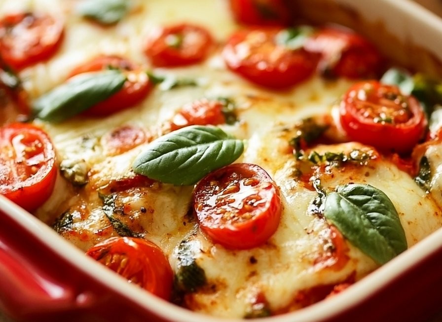 Caprese Chicken Casserole