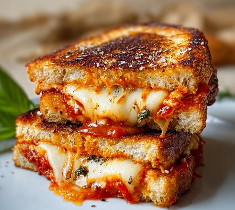 Vegan Pizza Grilled Cheese