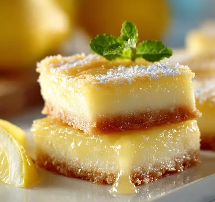 Zesty Creamy Lemon Squares that Brighten Your Day