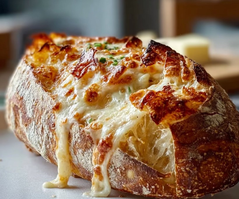 Baked Potato Sourdough Bread