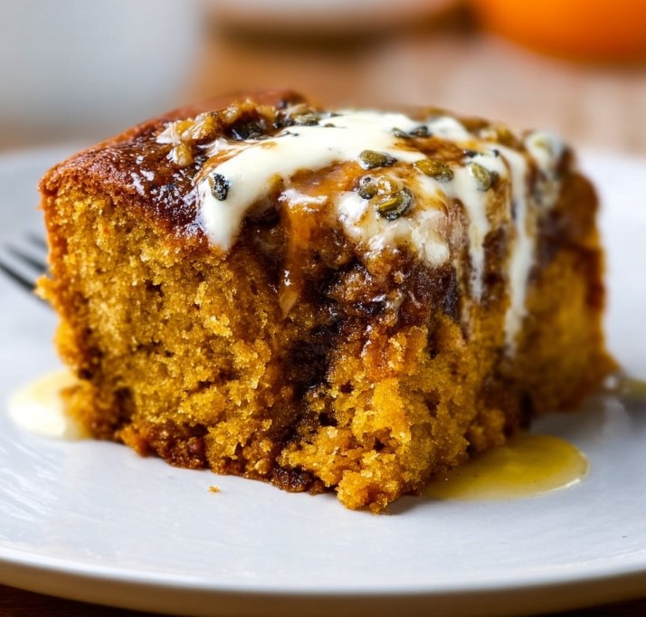 Pumpkin Earthquake Cake