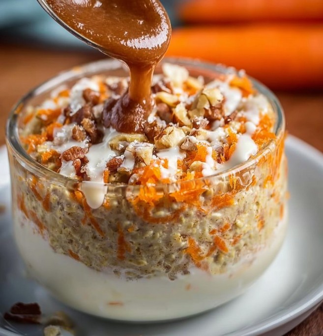 Carrot Cake Overnight Oats
