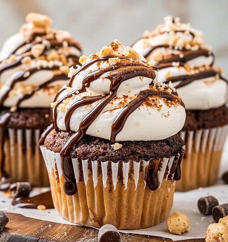 S'mores Cupcakes
