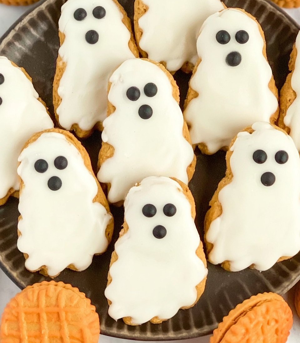 Nutter Butter Ghost Cookies