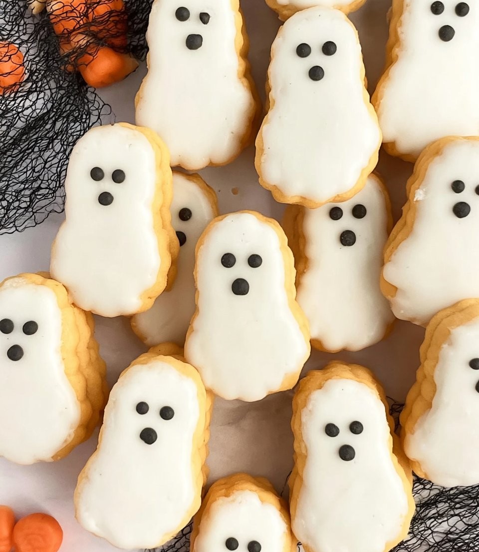 Nutter Butter Ghost Cookies