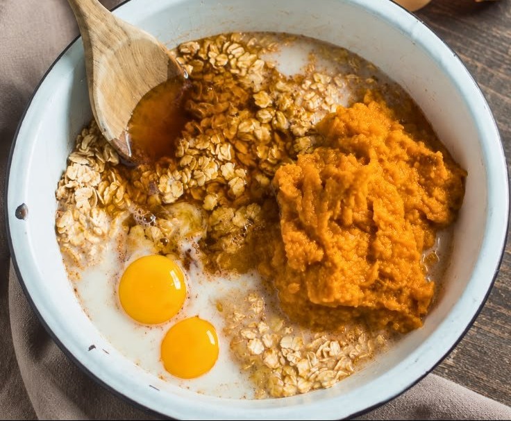 Healthy Pumpkin Baked Oatmeal