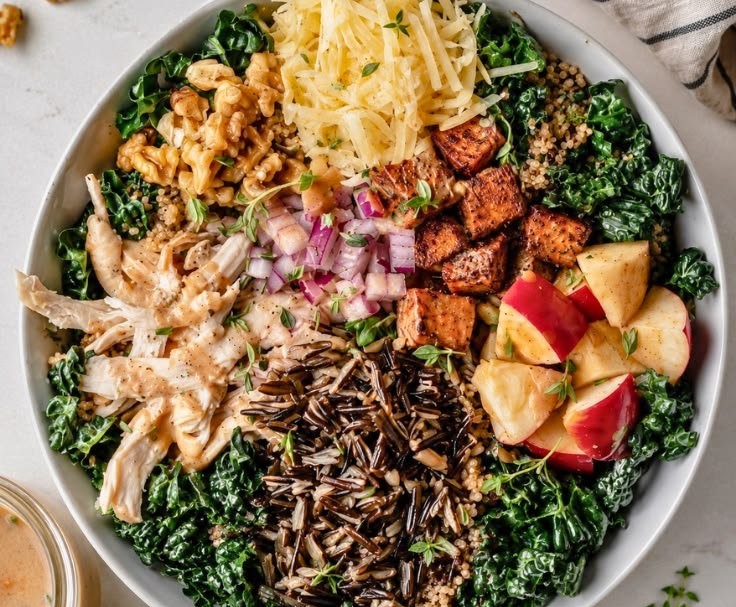 Healthy Autumn Harvest Grain Bowl