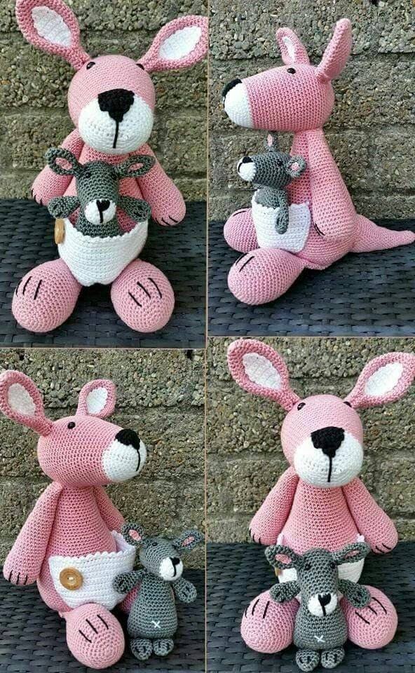 Crocheted Kangaroo