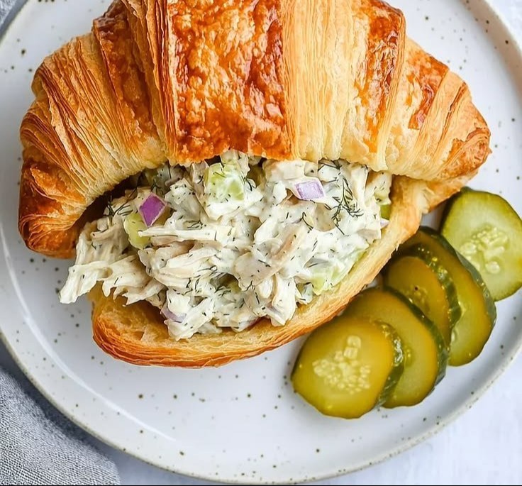 Crunchy Dill Pickle Chicken Salad