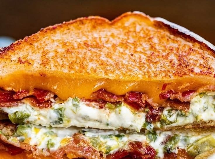 Jalapeño popper grilled cheese