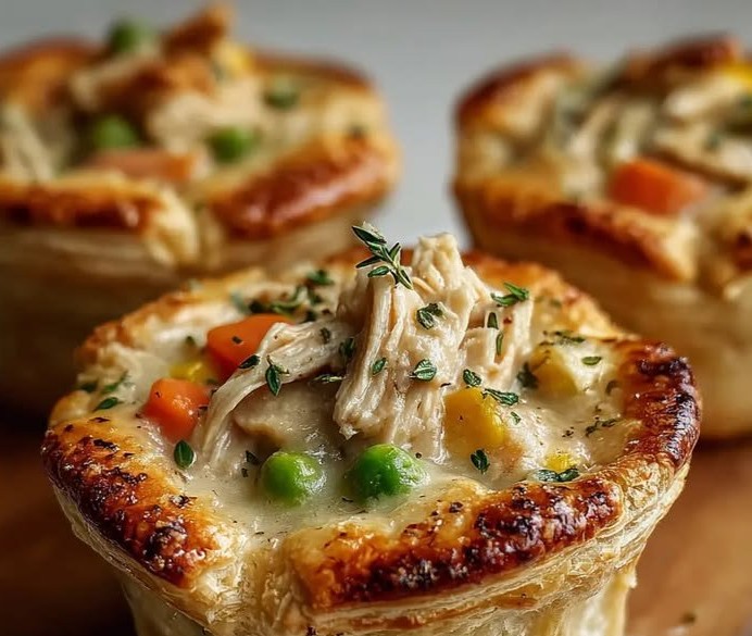 Easy Mini Chicken Pot Pies: A Cozy Homemade Comfort Recipe
