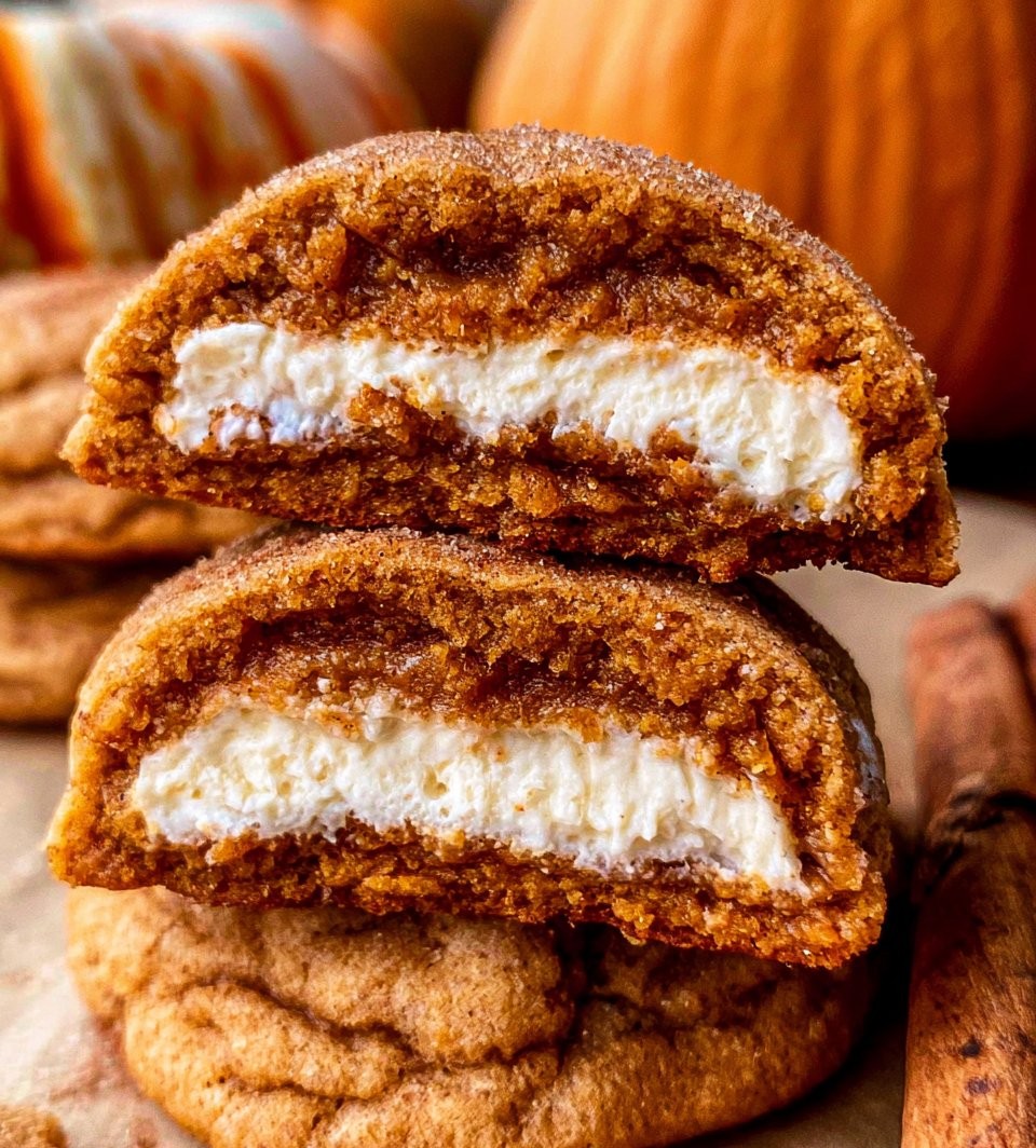 Pumpkin Cheesecake Cookies