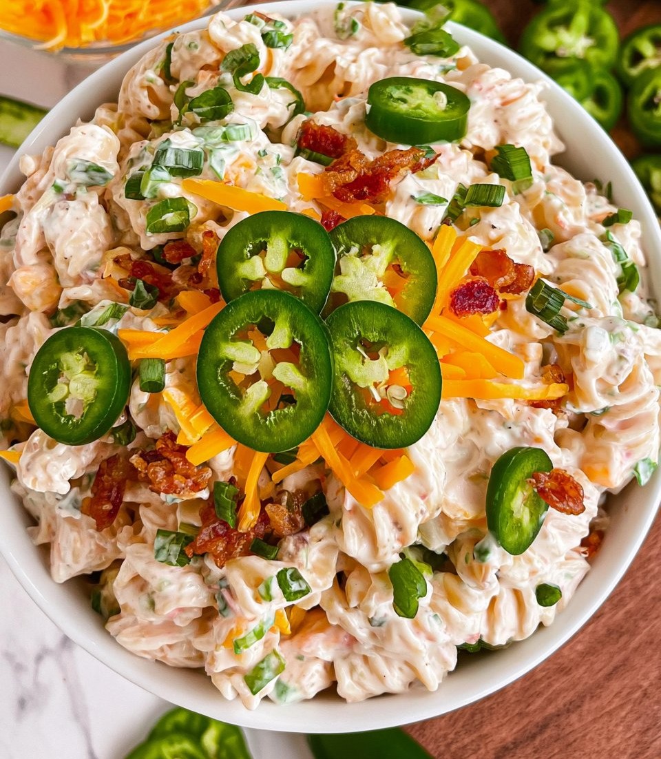 Jalapeño Popper Pasta Salad