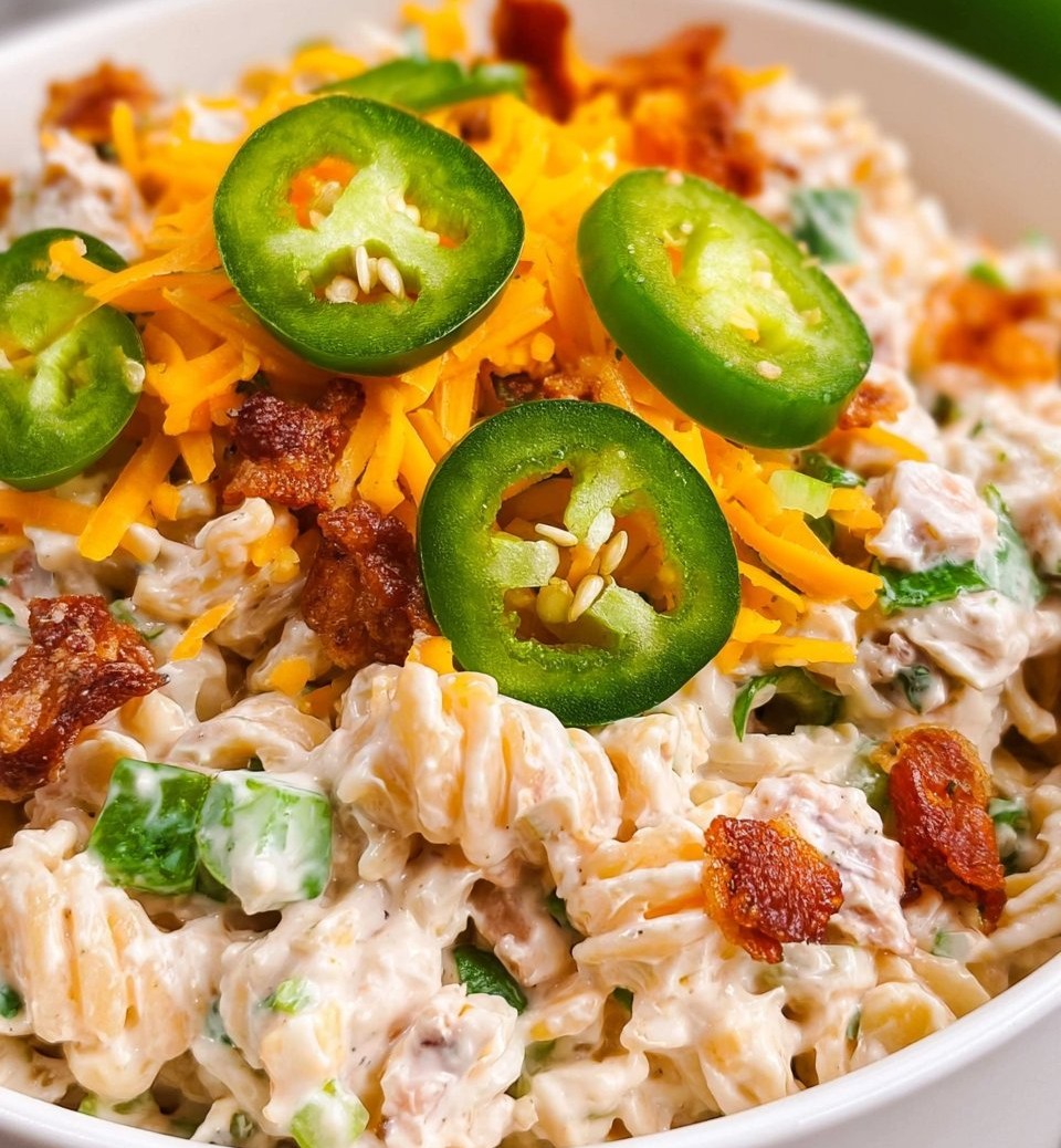 Jalapeño Popper Pasta Salad