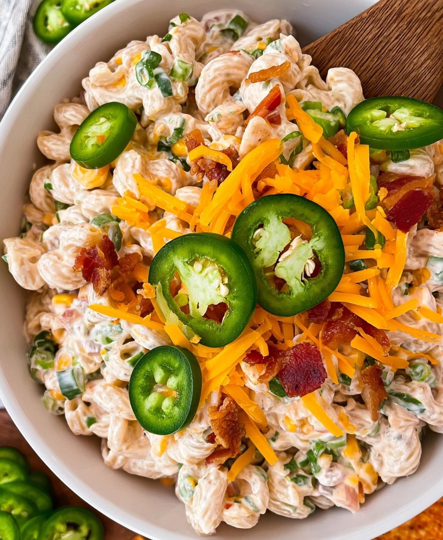Jalapeño Popper Pasta Salad