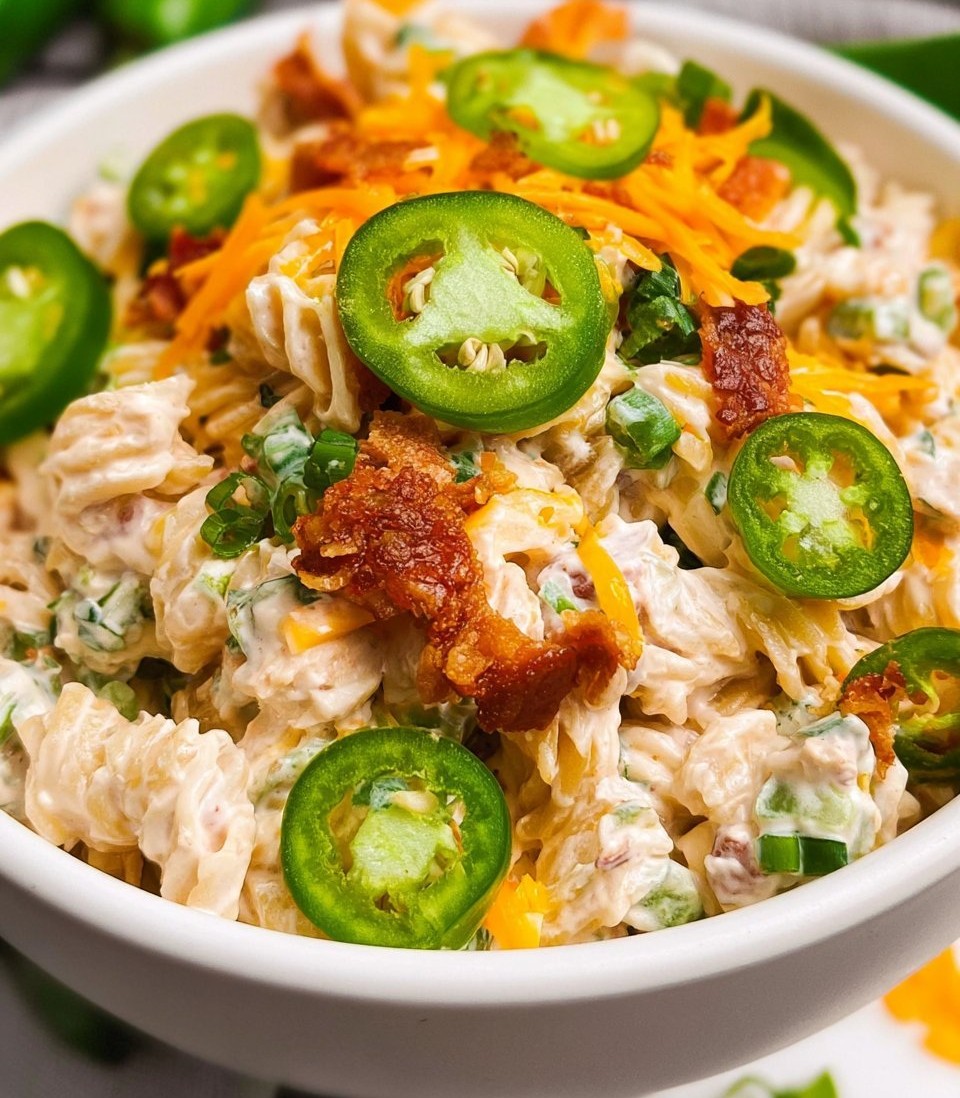 Jalapeño Popper Pasta Salad