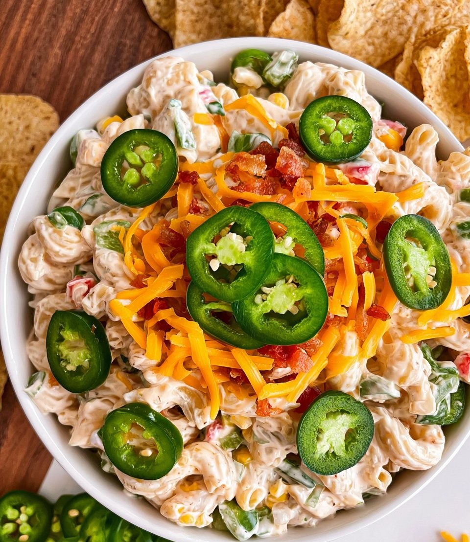 Jalapeño Popper Pasta Salad