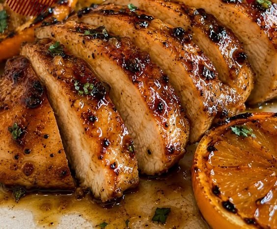 Grilled Citrus Chicken with Glaze