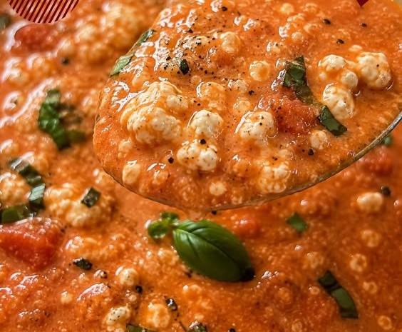 High Protein Cottage Cheese Tomato Soup