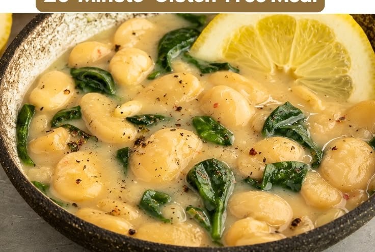 Creamy Lemon Garlic Butter Beans