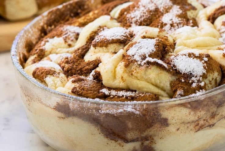 Cinnamon Swirl Protein Cake
