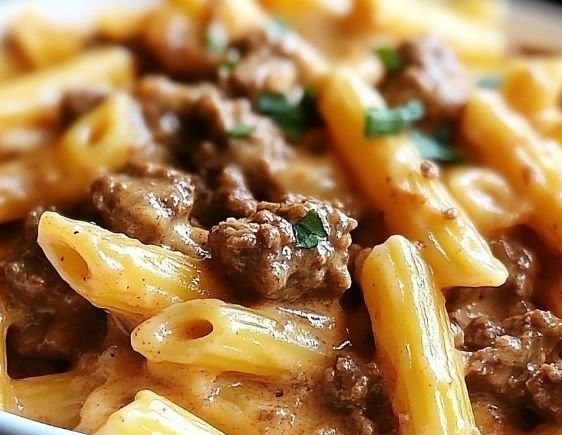 Creamy Beef Pasta Crockpot Recipe – Comfort Food Made Easy